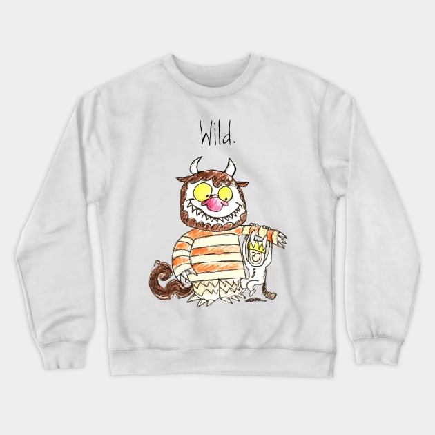 Wild Crewneck Sweatshirt by ptdoodles